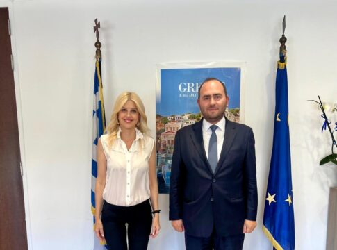 Συνάντηση με τον Βουλευτή Πέλλας Βασίλη Βασιλειάδη στο Υπουργείο Τουρισμό