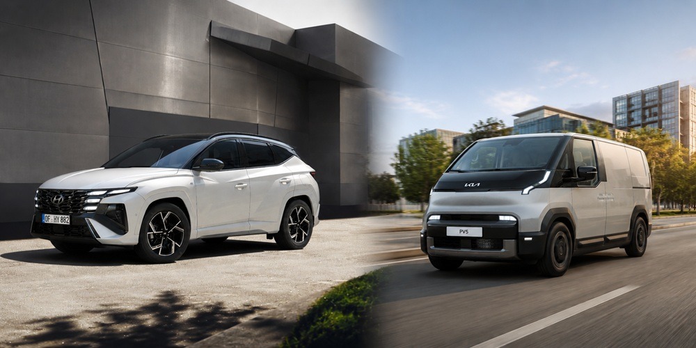 Βραβεία για HYUNDAI και KIA: Διακρίσεις για Tucson Hybrid και PV5